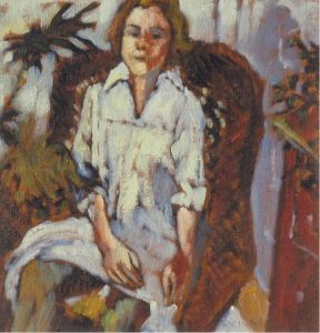 Robert F. M. McInnis: PORTRAIT OF A SEATED WOMAN
