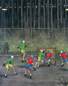 William Kurelek: LACROSSE
