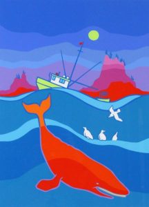 Ted Harrison: FLOATING GULLS