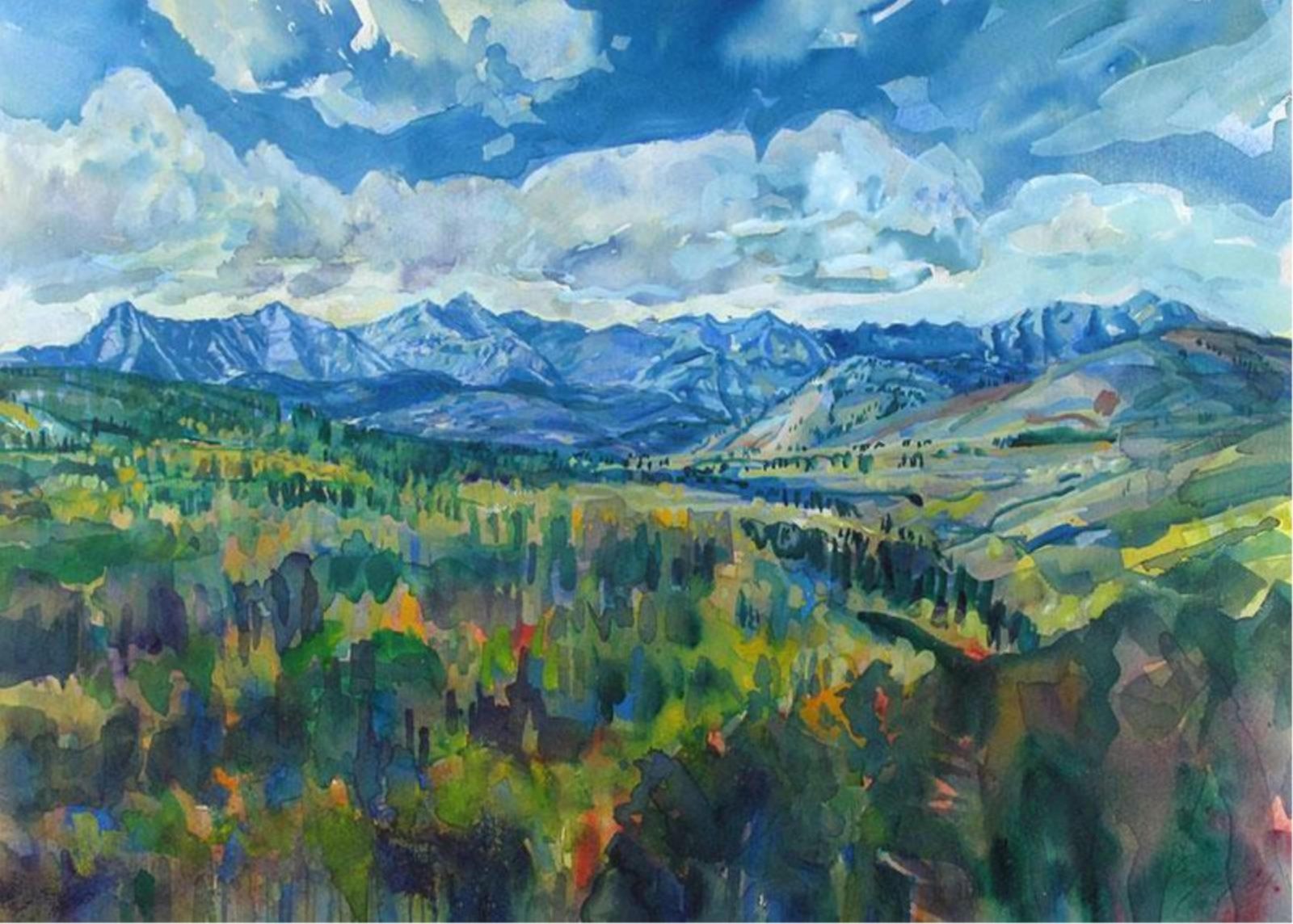 Jack Rigaux KANANASKIS, FROM THE EAST Hodgins Art Auction