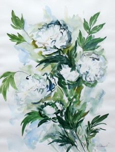 Merle Stewart McKee: WHITE PEONIES