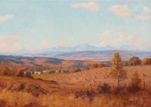 Roland Gissing: AUTUMN, NEAR COCHRANE, ALBERTA