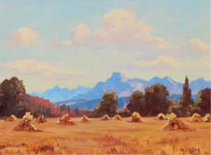 Roland Gissing: HARVEST IN THE FOOTHILLS