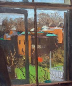 William Goodridge Roberts: A VIEW FROM THE ARTIST’S WINDOW, WESTMOUNT, QUEBEC
