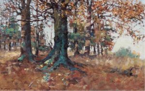 Elizabeth Annie McGillivray Knowles: BEECH WOOD IN AUTUMN