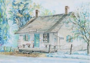 Jean Paul Lemieux: THE GENERAL STORE (MME F GLOUTNAY, MAGAZIN GENERAL)