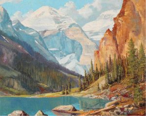 Duncan MacKinnon Crockford: MT. LEFROY AND LAKE LOUISE, ALBERTA