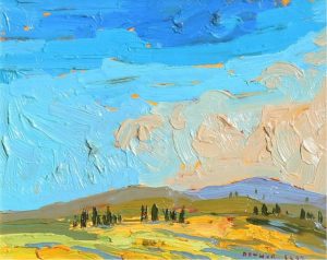 Arthur George Lloy: JULY SKY, DUNCANS COVE BARRENS