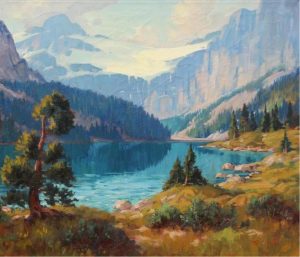 Roland Gissing: BOW LAKE AND BOW GLACIER