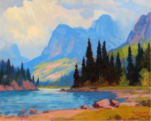 Roland Gissing: A BREAK IN THE CLOUDS, VERMILLION RIVER