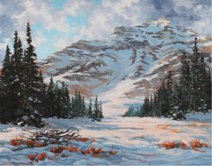 Jean Geddes: ALPINE WINTER NEAR STORM MOUNTAIN (MOUNT WHYMPER)