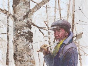 Allen Sapp: GETTING A LOG