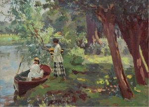 Algernon Talmage: THE RIVER BANK