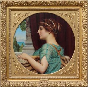 John William Godward: A POMPEIAN LADY