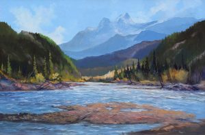 Robert E. Wood: ELK RIVER, NEAR FERNIE, B.C.