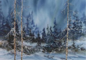 Errol Brimacombe: SOLITUDE UNDER THE AURORA