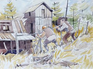 Henry George Glyde: REPAIRING THE FENCE