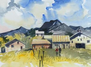 Henry George Glyde: MOUNTAIN TOWN, B.C.