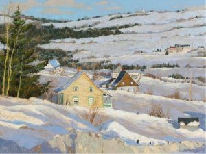 Horace Champagne: LES EBOULEMENTS EN MARS, CHARLEVOIX COUNTRY