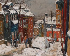 Horace Champagne: LE POSTIER (RUE SCOTT, PAROISSE ST-JEAN-BAPTISTE, QUEBEC)