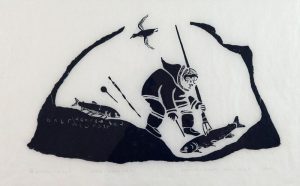 Juanisialu Irqumia: INUK SPEARING A FISH
