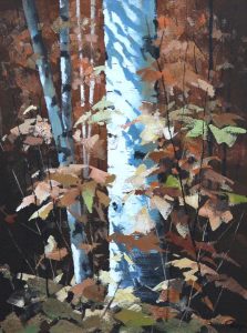 Ronald N. Okey: BIRCH IN AUTUMN