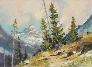 Werner R. Plangg: MOUNTAIN LANDSCAPE