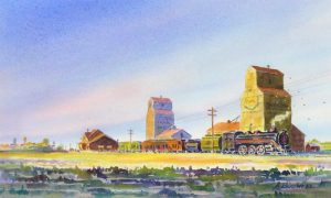 A. Buckell: PRAIRIE STEAM TRAIN