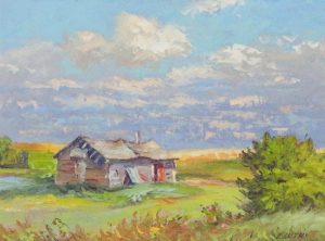 Ernest Luthi: FARM BUILDINGS, SASKATCHEWAN