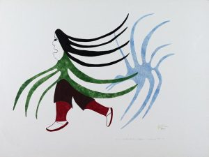 Myra Kukiiyaut: WOMAN HAUNTED BY BIRD