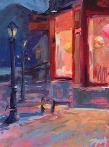 Diana Rae Zasadny: BOUTIQUE AT NIGHT, CANMORE