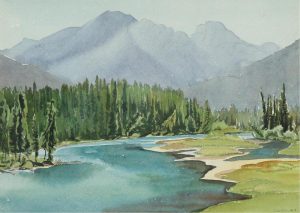 Margaret Dorothy Shelton: MOUNTAIN AND RIVER LANDSCAPE