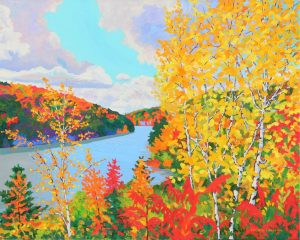 Cheryl Chartier: MADAWASKA RIVER VIEW