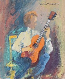 Henri Leopold Masson: GUITAR PLAYER