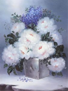 Victor Santos: STILL LIFE WITH PEONIES