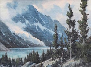 Karl E. Wood: BERG GLACIER (MT. ROBSON)
