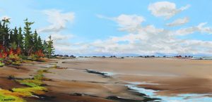 Allan Dunfield: SUMMER TIDE LINES (NEAR QUALICUM BEACH)