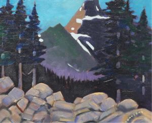 H. William (Bill) Townsend: DUSK FALLS DURING HIKE IN YOHO, BC (LAKE O’HARA AREA)