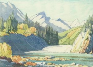 Margaret Dorothy Shelton: BOW FALLS, BANFF