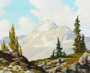 Duncan Mackinnon Crockford: MOUNTAIN LANDSCAPE