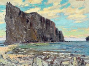 Adolphus George Broomfield: LOW TIDE, PERCE ROCK, GASPE