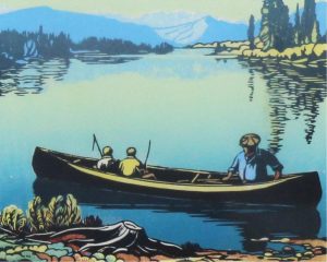 Margaret Dorothy Shelton: FISHING ON THE BOW