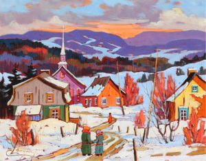 Claude Langevin: CIEL ORANGE (ORANGE SKY)
