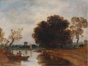 Theodore Rousseau: THE RIVER BANK