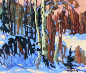 Gaston Rebry: HIVER AU BORD DE LA RIVIERE