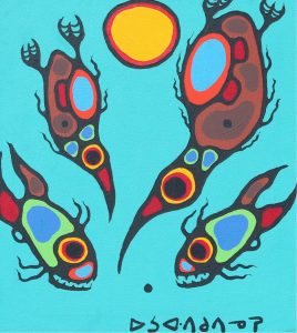Norval Morrisseau: DIVING BIRDS AND FISH