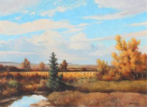 Duncan Mackinnon Crockford: HARVEST TIME, CAROLINE, ALTA