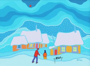 Ted Harrison: RESTING RAVENS