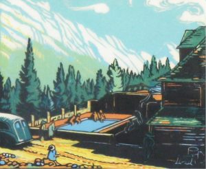 Margaret Dorothy Shelton: UPPER HOT SPRINGS BANFF