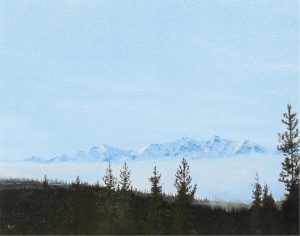 Ted Raftery: MORNING FOG, KANANASKIS VALLEY